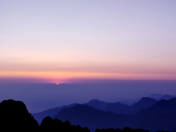 Sunset on the hills