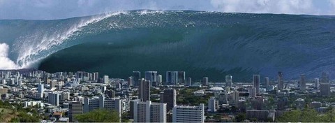 Riesen Tsunami