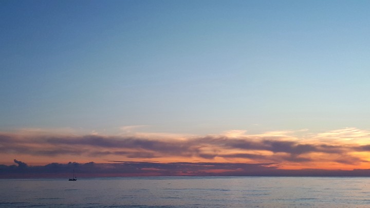 january sunset