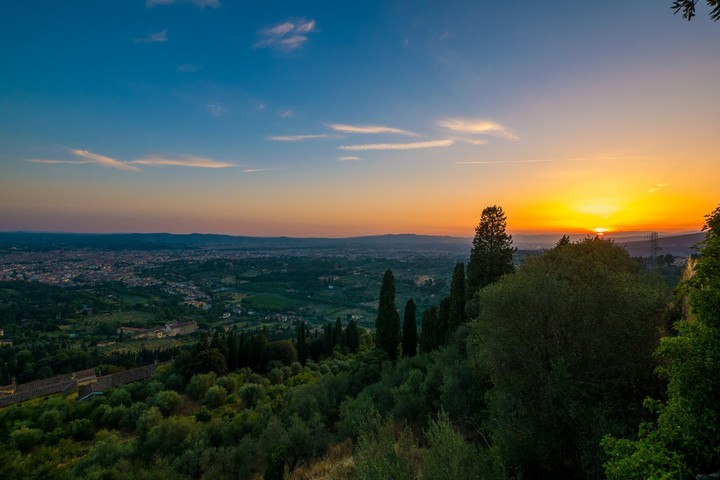 Sunset over Florence