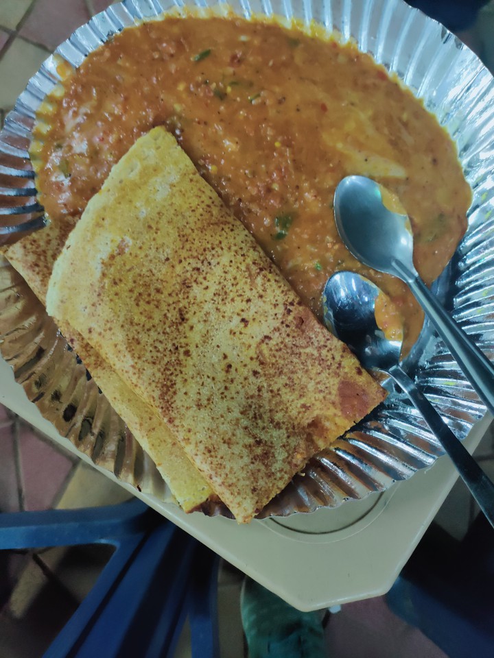 pow bhaji dosa