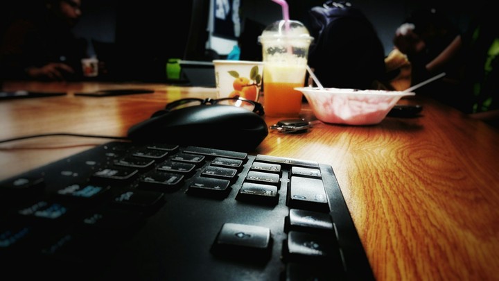 The office time with lenovo k5 note
