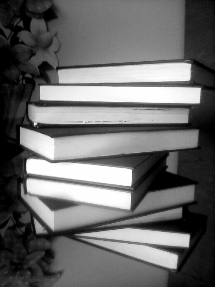 books and mirror