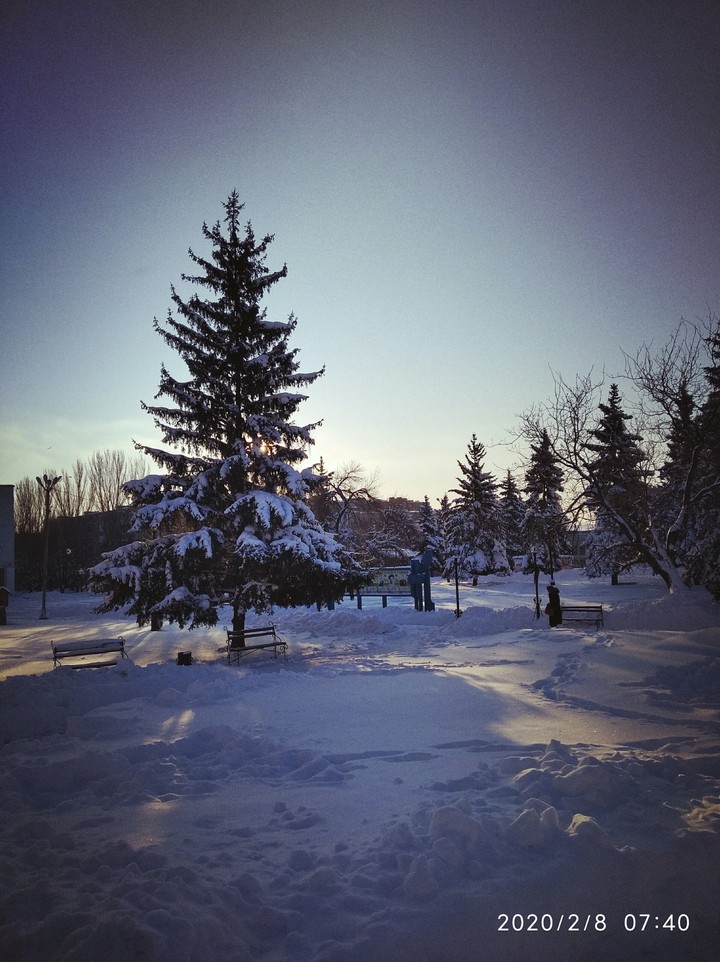 зима