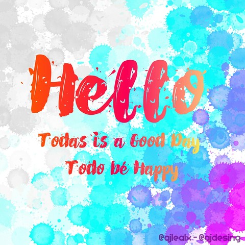 Hello,you're happy?