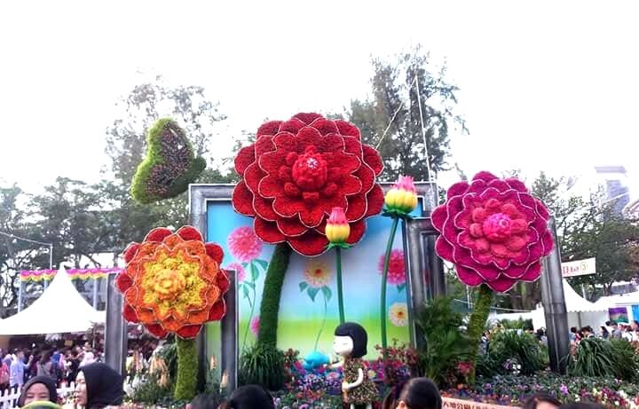 flower festival @hongkong causeway bay