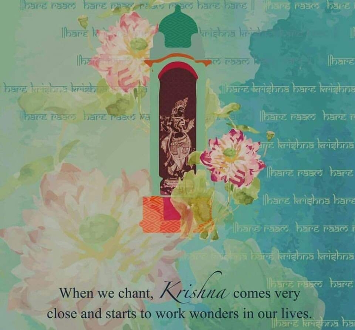 chant krishna names...