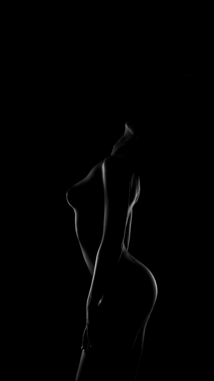 girl in black