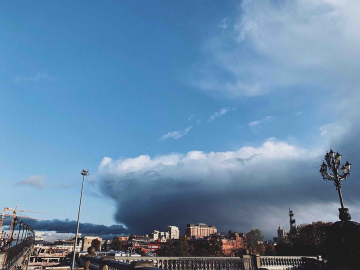 Moscow sky...