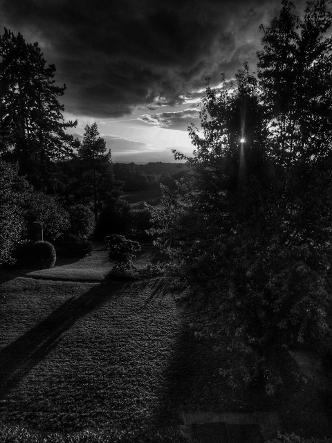 Cloudy sunset
