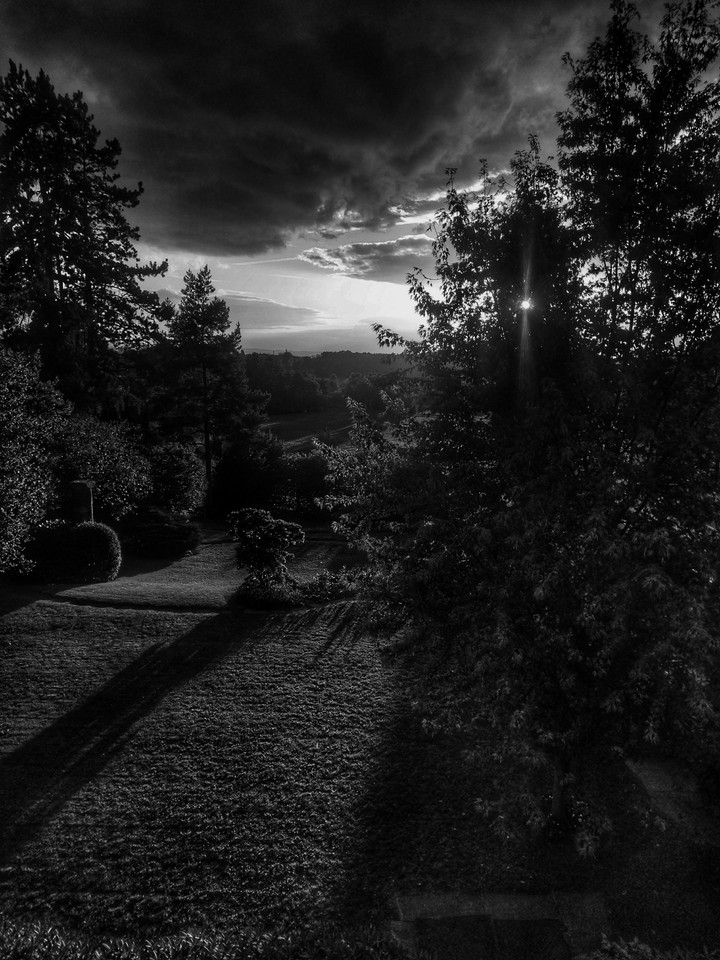 Cloudy sunset