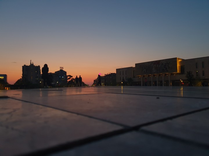 city sunset