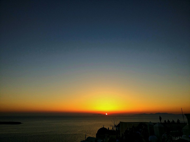 Sunset in Oia