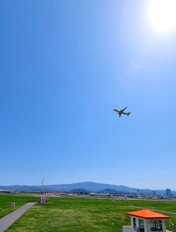 공항  , 한라산 , 비행기