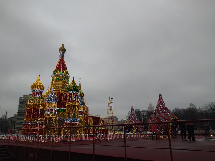Moscow. Happy new year
