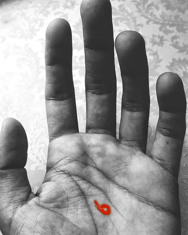 red 6 in hand