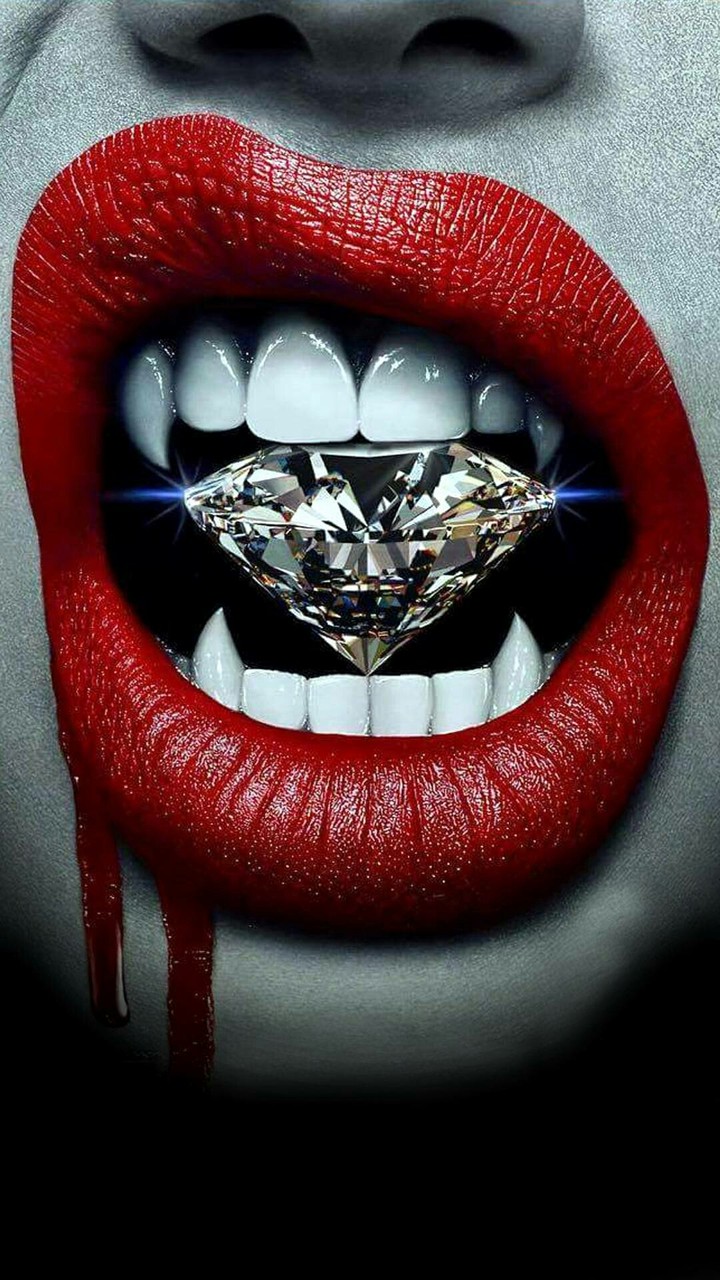 lips red diamond