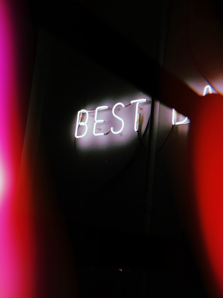Inscription Neon Backlight