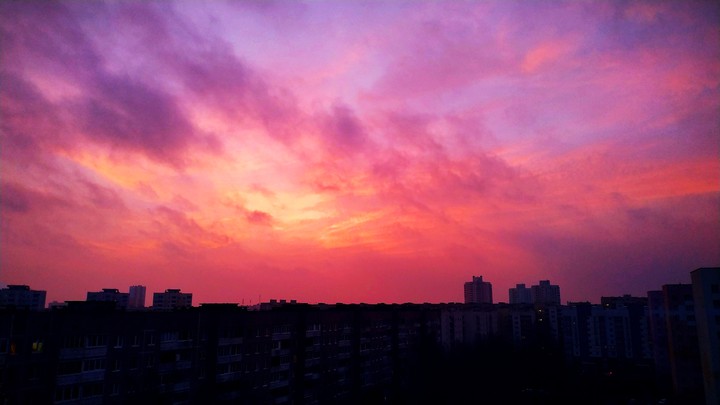 Sunset...