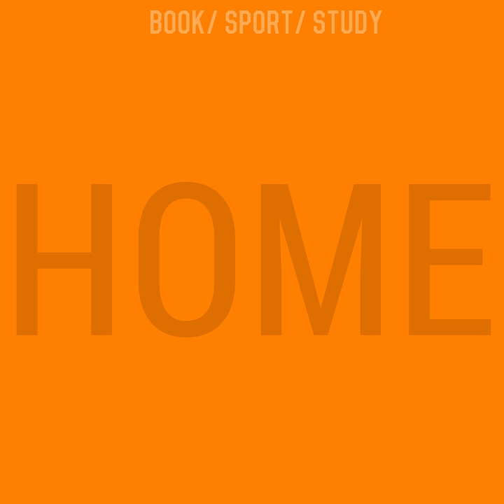 BOOK/SPORT/STUDY things to do at home