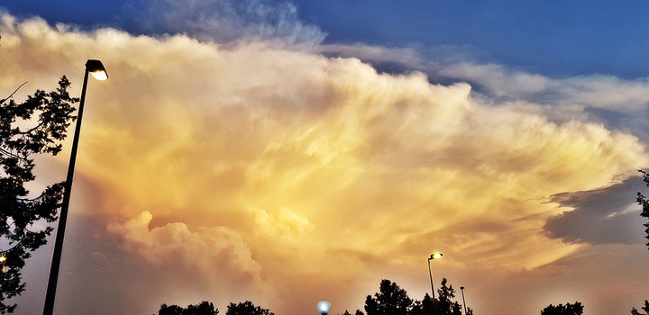 explosion sky