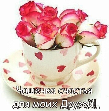 чашечка счастья для моих друзей