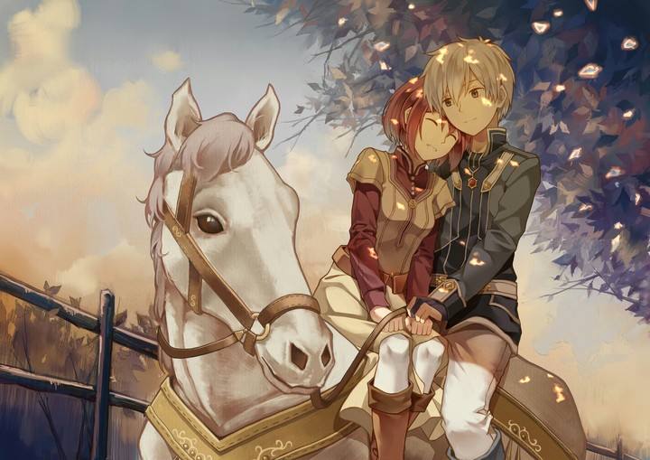 snow white and red hair