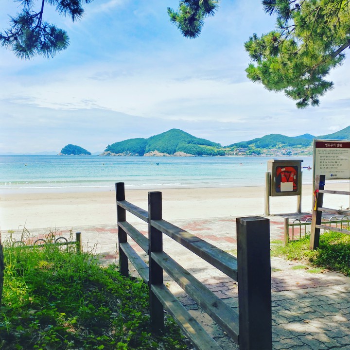 송정해안변