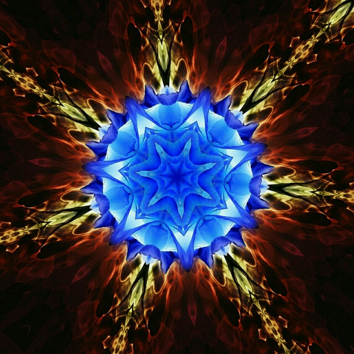 sci-fi rose kaleidoscope