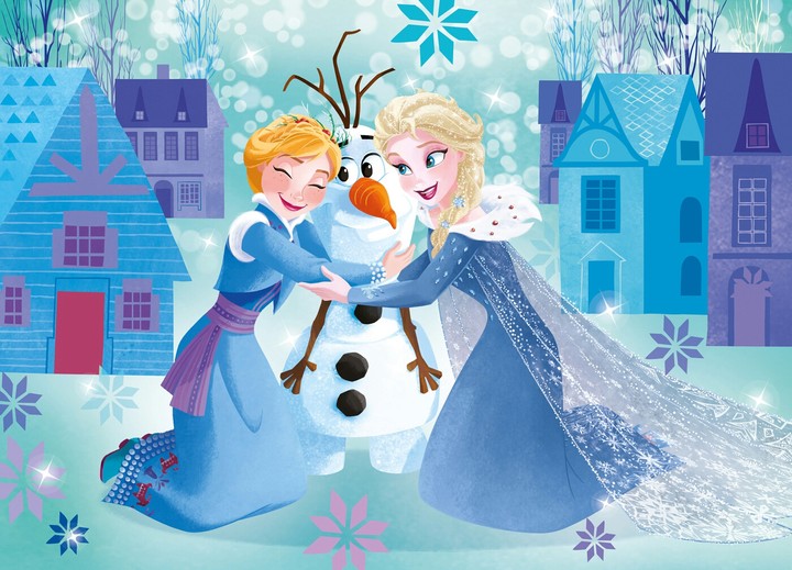 Anna, olaf and Elsa  olaf's frozen adventure