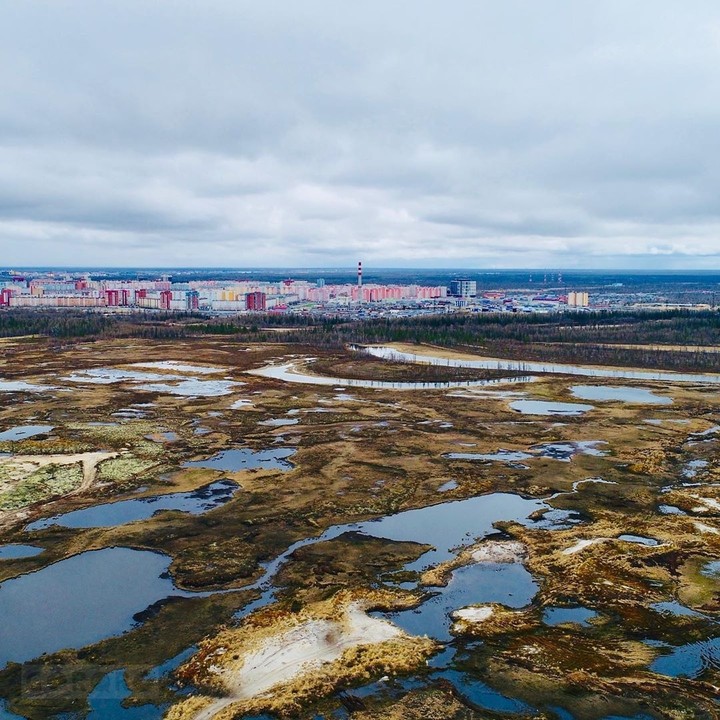 a city in the tundra