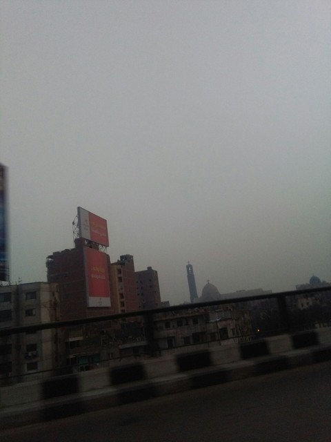 skyline, fog वॉलपेपर