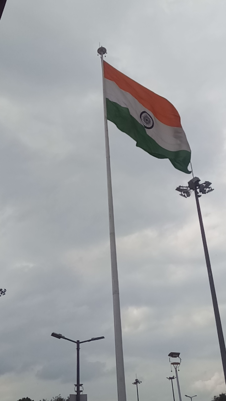 delhi railway station National flag