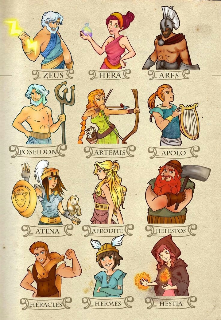 deuses gregos