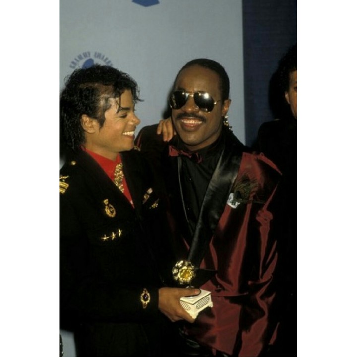 Michael Jackson and Stevie Wonder  :-)