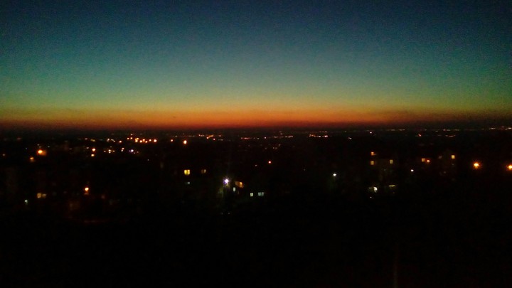 Sunset in Belgrade