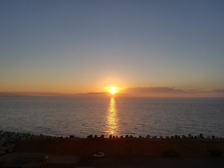Morning sun in Katakolon