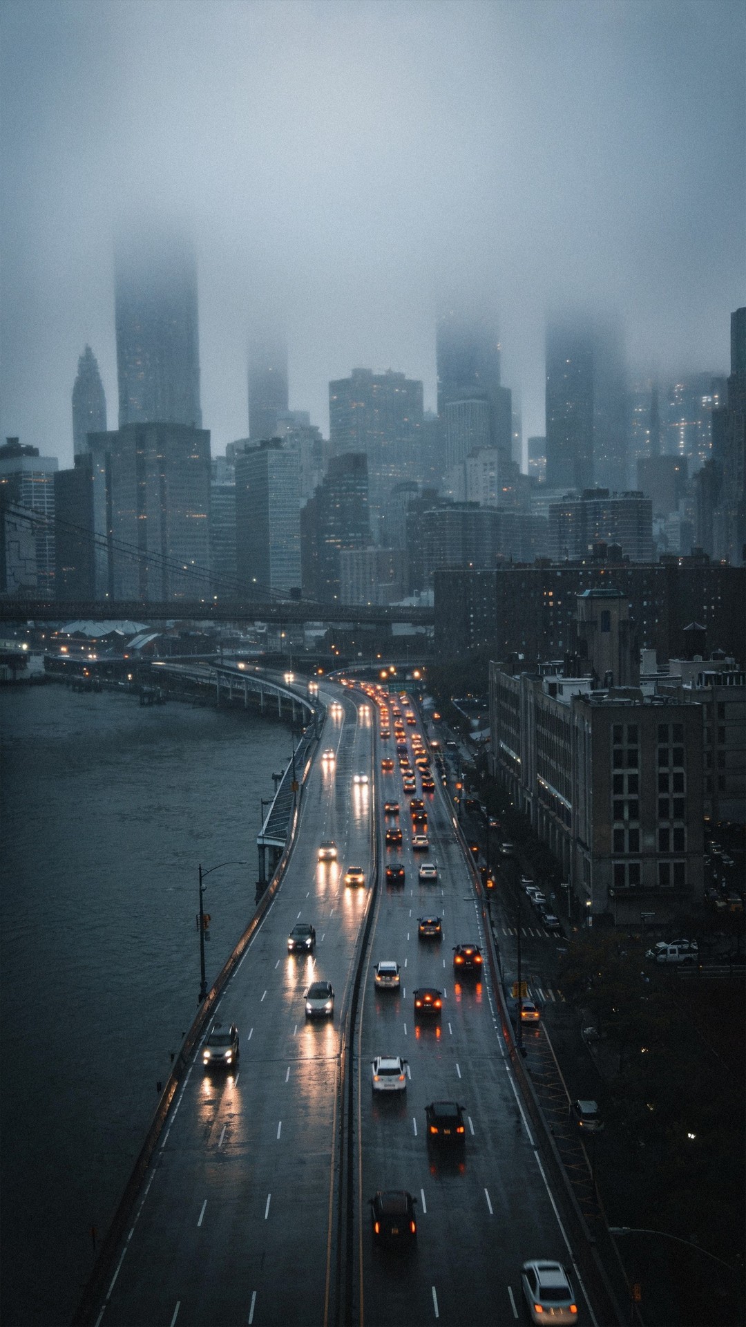 шпалери city, highway
