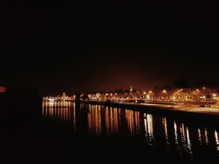 Night reflection.