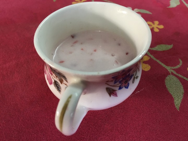 strawberry milkshake