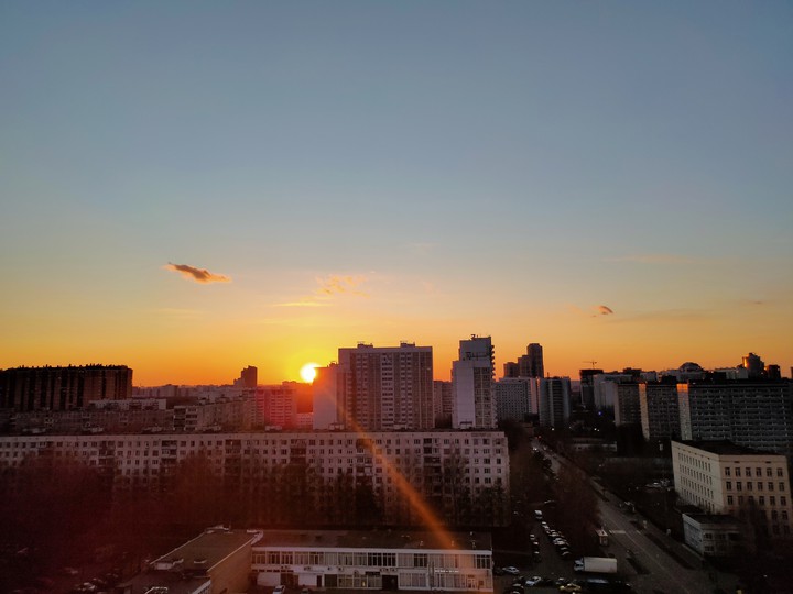 закат