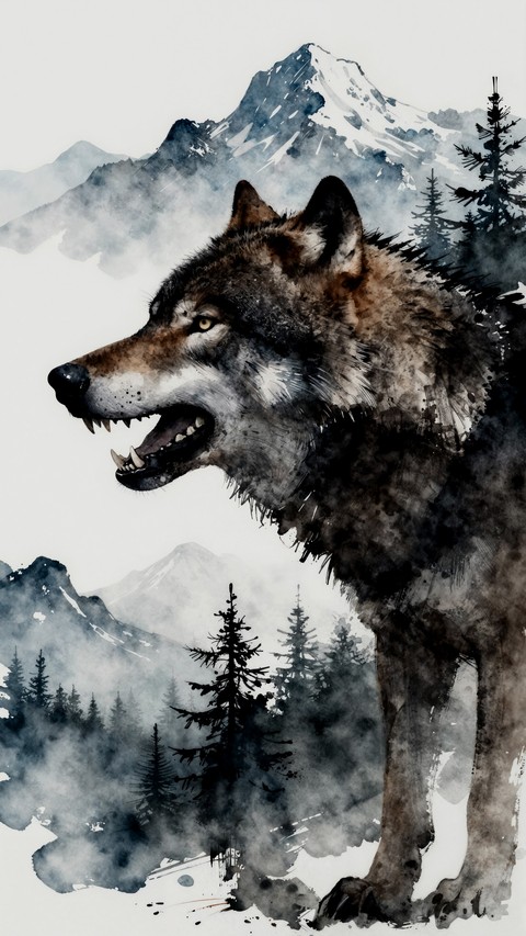fondos de pantalla snow, canis