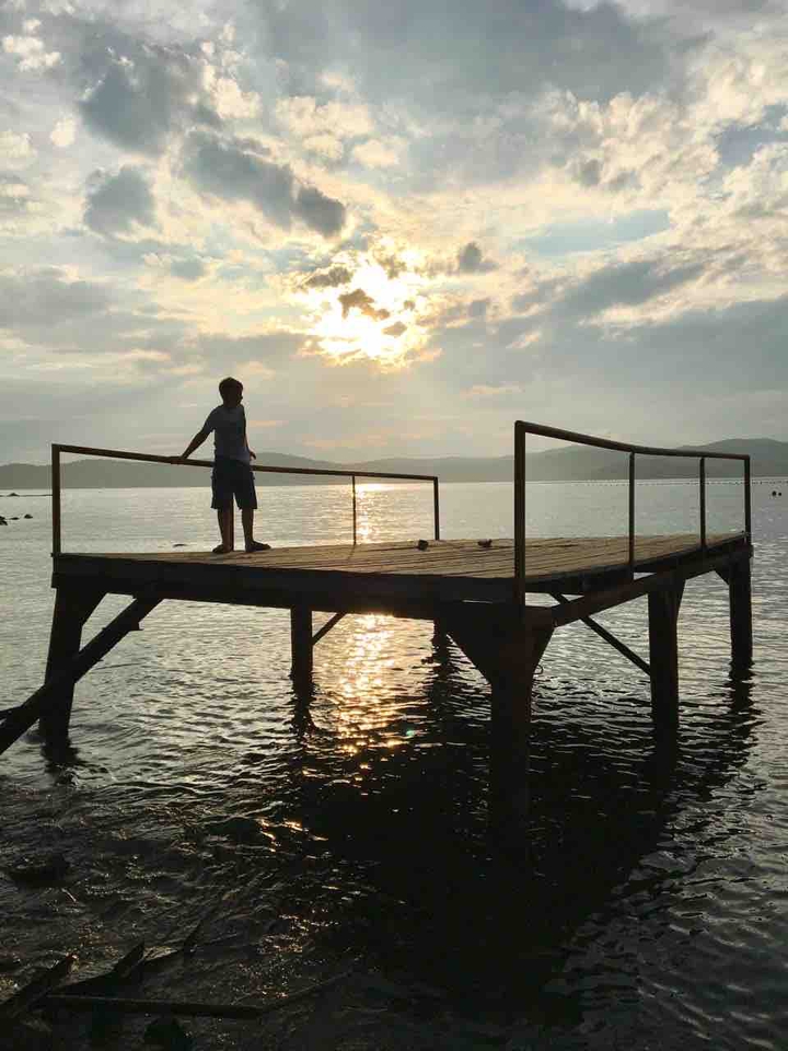вечернее море