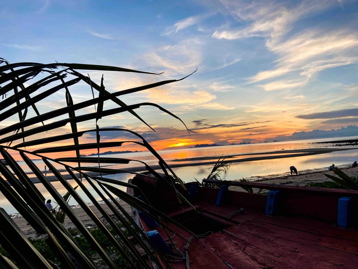 sunset on thailand beaches
