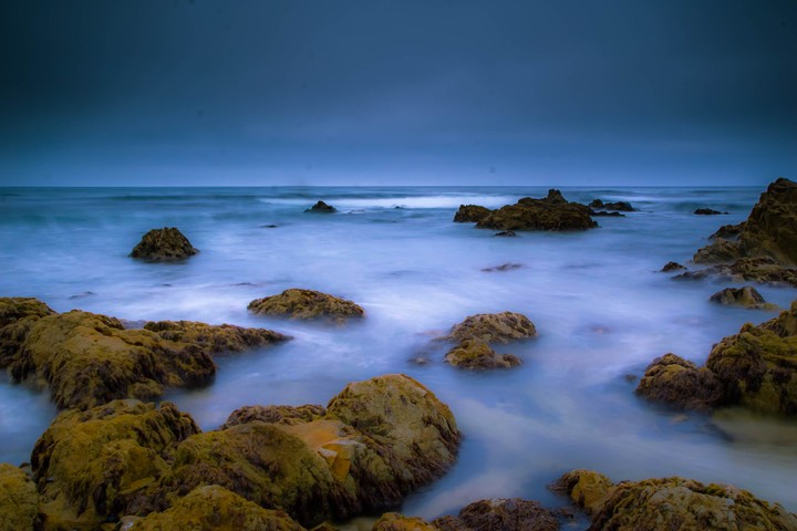 foggy beach