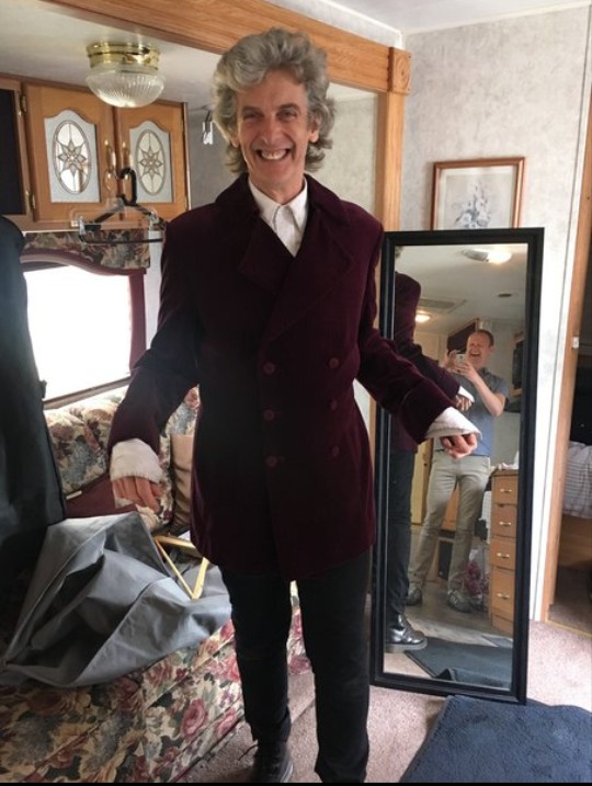 Peter Capaldi and.....Mark Gatiss.