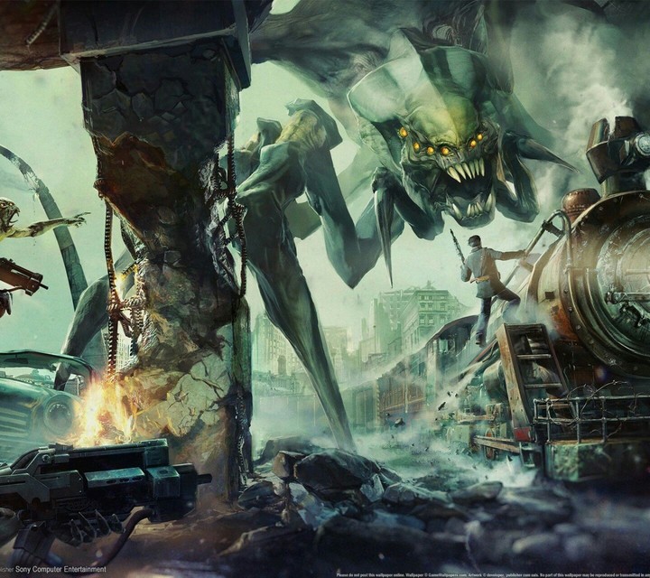 Resistance 3 Gameplay Art