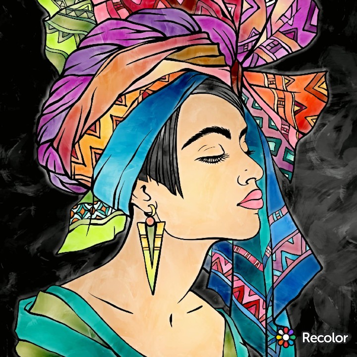 woman in a style