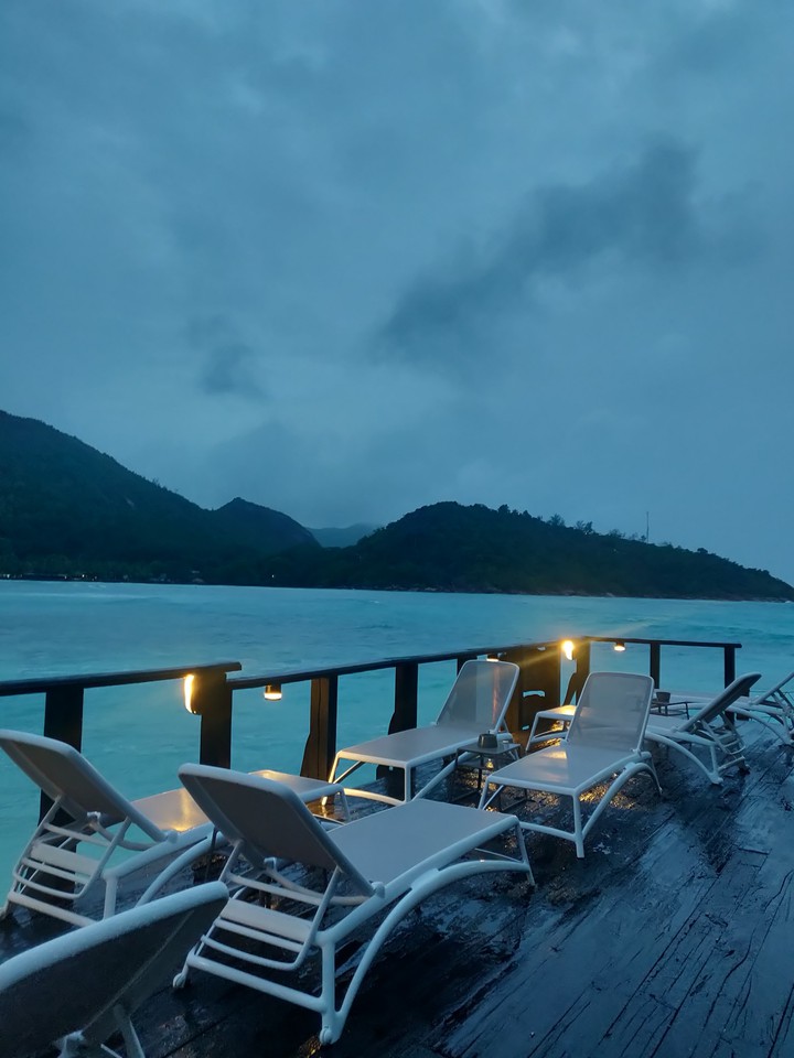 Peaceful evening by the sea