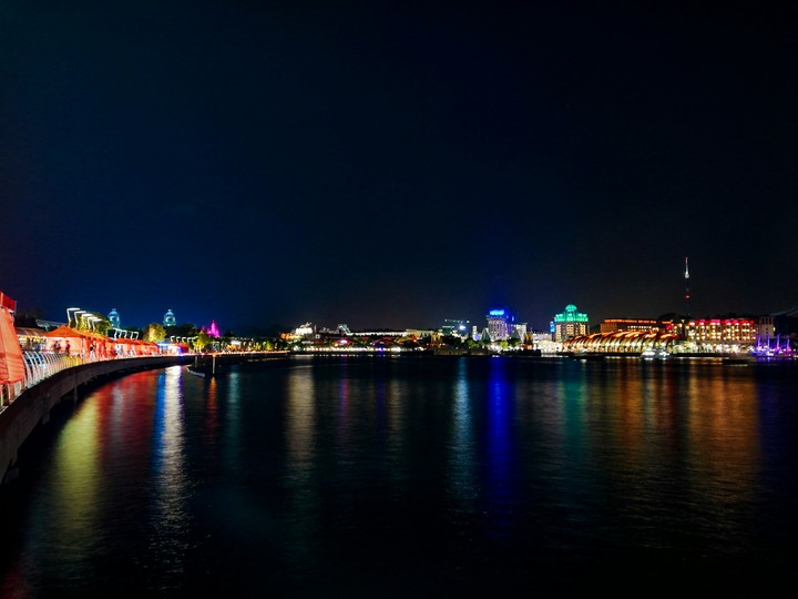 City Island Night Scene